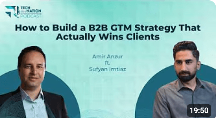 Tech Destination Pakistan — How to Build a B2B GTM Strategy That Actually Wins Clients
